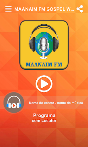 Maanaim FM Gospel Web Screenshot 1