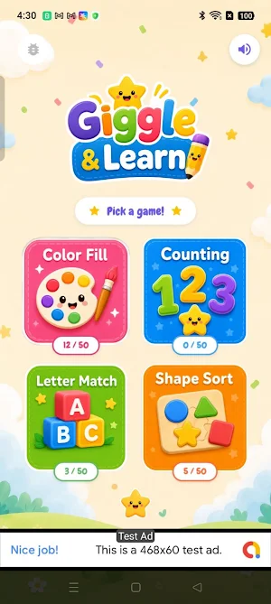 Giggle & Learn : Kids Game Screenshot 1