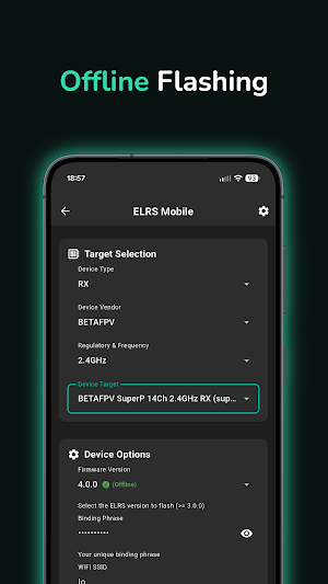 ELRS Mobile Screenshot 1