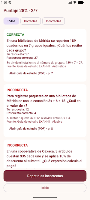 Examen EXANI II CENEVAL 2027 Screenshot 2