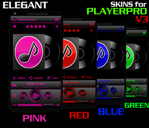 SKIN PLAYERPRO V4 ELEGANT BLUE Screenshot 1