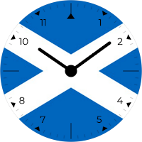 Scotland Analog Watch Face