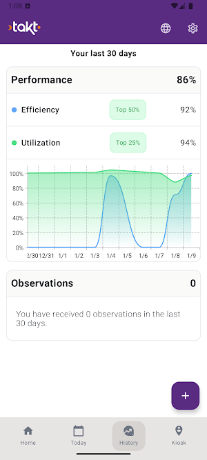 Takt For Employees Screenshot 2