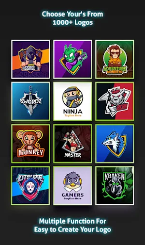 Esports Gaming Logo Maker Screenshot 1