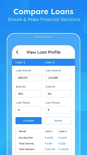 Simple Loan EMI Calculator Screenshot 2