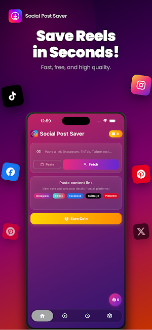 Social Media Saver Screenshot 0