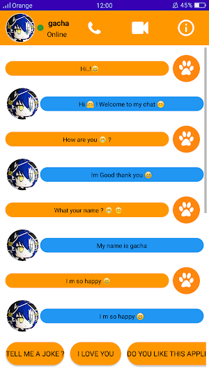 Gacha Life 📱 Video Call + Chat & talk Screenshot 1