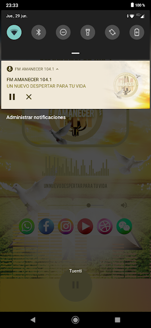 FM AMANECER 104.1 Screenshot 1