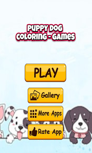 puppy dog coloring - games Screenshot 1