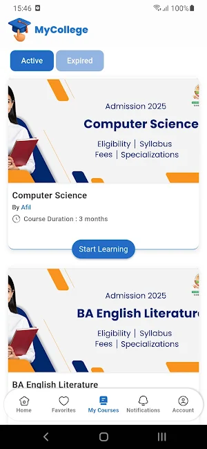 My College Screenshot 2
