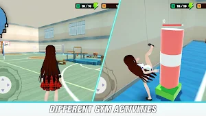 Anime School City Life Sim 3D Screenshot 1