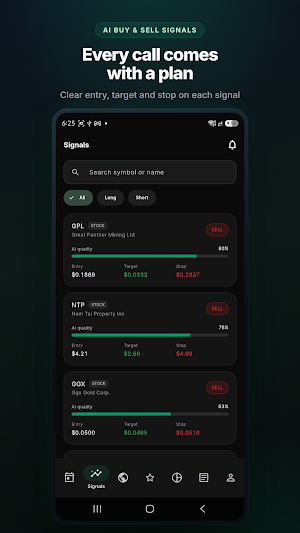 Signalyst - Stock AI ML Signal Screenshot 1