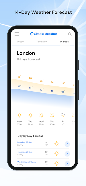 Simple Weather Screenshot 1