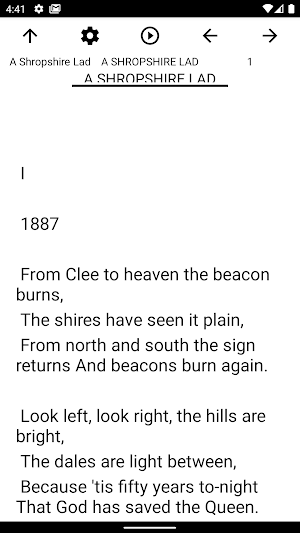 Book, A Shropshire Lad Screenshot 1