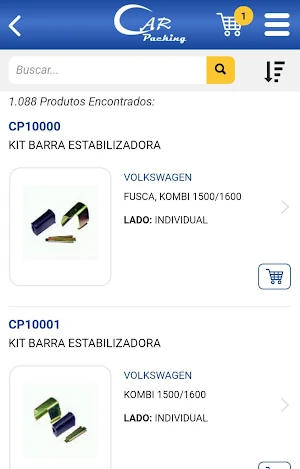 Carpacking - Catálogo Screenshot 2