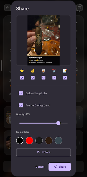 Cigar Diary & AI Sommelier Screenshot 3