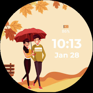 HeartSync Valentine Watch Face Screenshot 2
