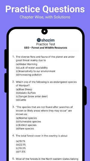 CBSE 10 Study Material -Shozim Screenshot 1
