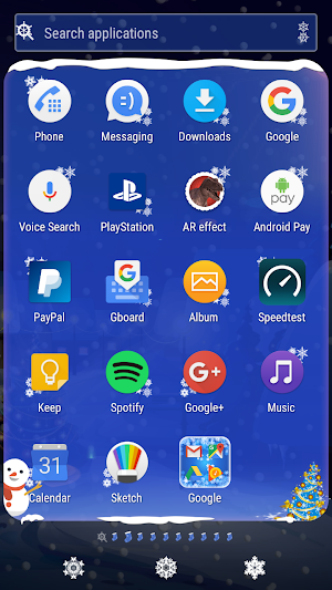 New Years holidays | Live Wallpaper | Xperia Theme Screenshot 1