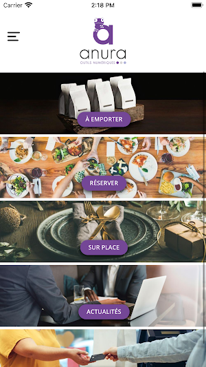 ANURA Restaurants Screenshot 1
