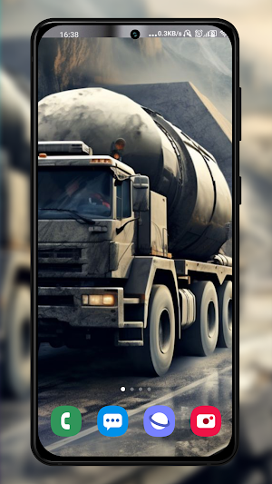 Concrete Mixer Trucks Wallpape Screenshot 2