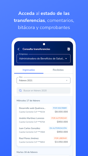 Banconexión Empresa Screenshot 2