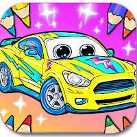 Lightning Car: Coloring Book
