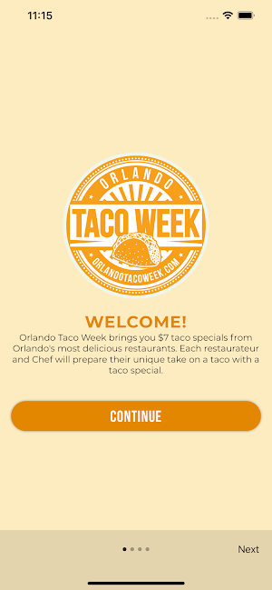 Orlando Taco Week Screenshot 0
