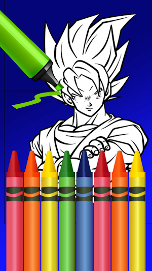 Ultra Instinct Coloring Book Screenshot 1