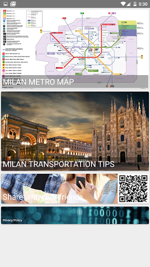 MILAN METRO NETWORK MAP OFFLINE Screenshot 0