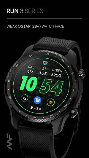 Awf RUN 3 - watch face Screenshot 0