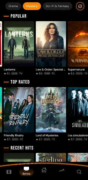 StreamGuide: TV Shows & Movies Screenshot 1