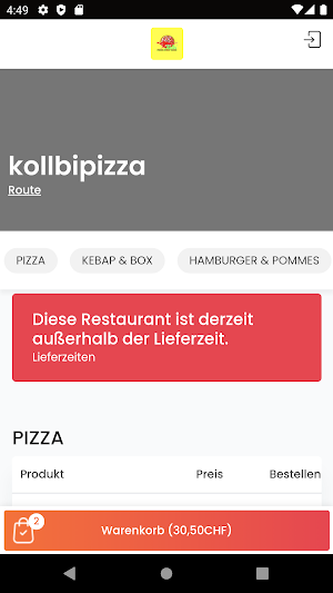 Kollbi Pizza Screenshot 3