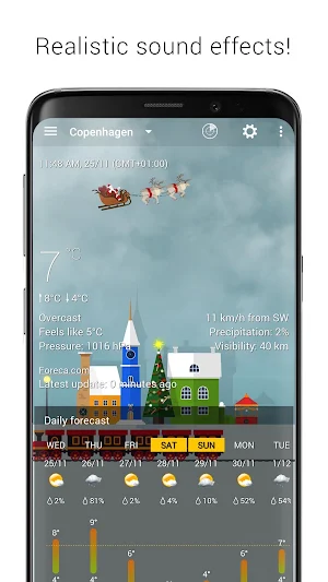Animated Christmas backgrounds premium add-on Screenshot 2