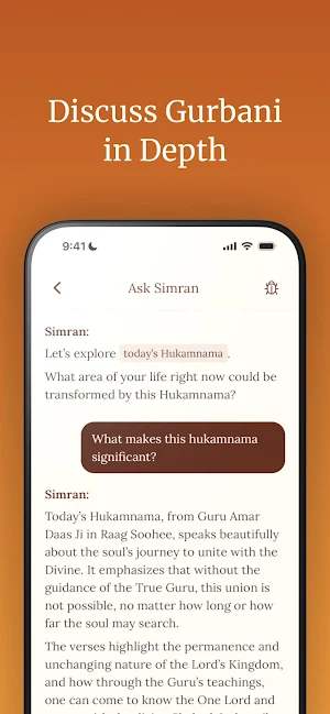 Simran - Sikh AI Chat App Screenshot 1