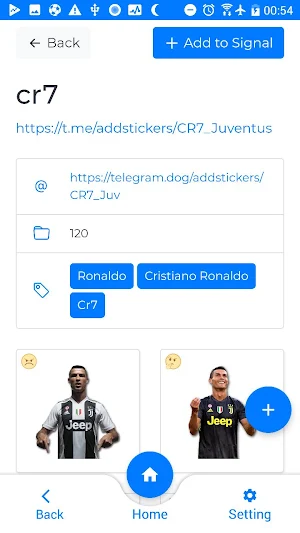 Signal Stickers for Signal App Screenshot 1