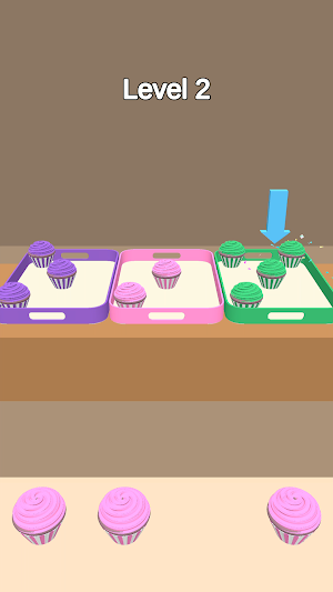 Cupcakes Sort Screenshot 1