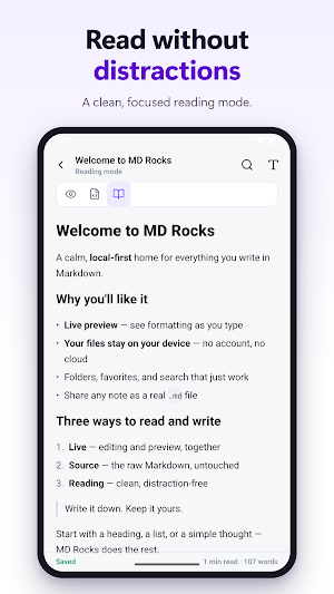Markdown Rocks - MD Rocks Screenshot 1