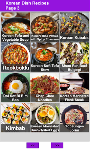 Korean Food Recipes : Cookbook Screenshot 2