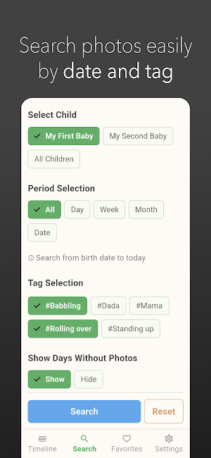 Baby Days: Daily Photo & Diary Screenshot 3
