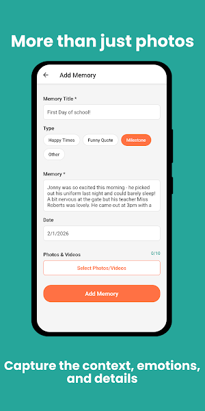 Memorease: Parents Memory Box Screenshot 2