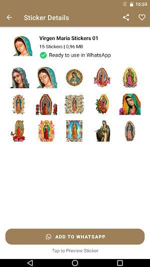 Stickers of the Virgin Mary Screenshot 3