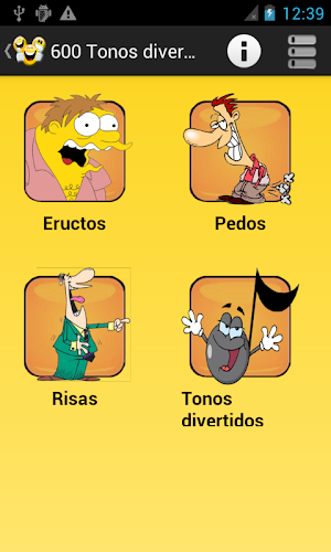 600 Funny Ringtones Screenshot 1