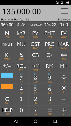 10bii Financial Calculator Screenshot 0