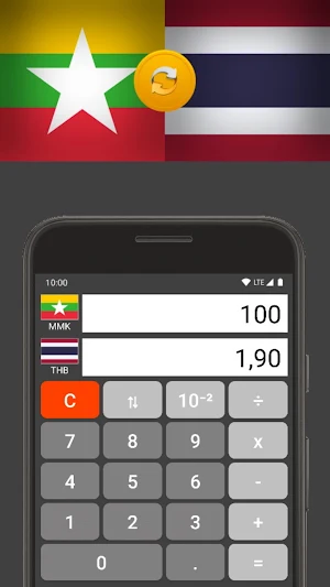 Myanmar Kyat / Thai Baht Screenshot 0