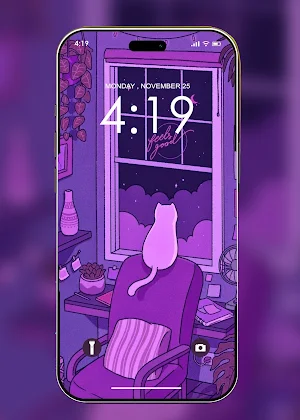Purple Wallpaper HD Screenshot 1