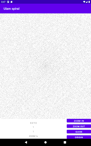 Ulam spiral Screenshot 2
