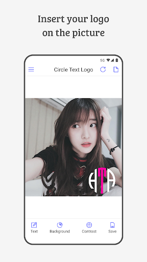 Circle Text Logo Maker (Circle Text Generator) Screenshot 2