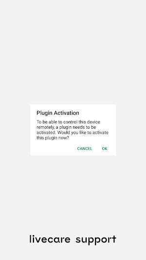Plugin: Livecare Support LiveLet Screenshot 2