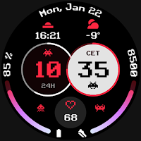 Gamer V1: Wear OS 4 watch face